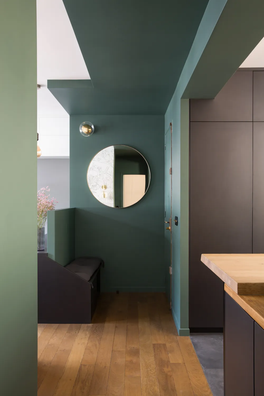 Appartement Paris 15e, l'audace de la couleur