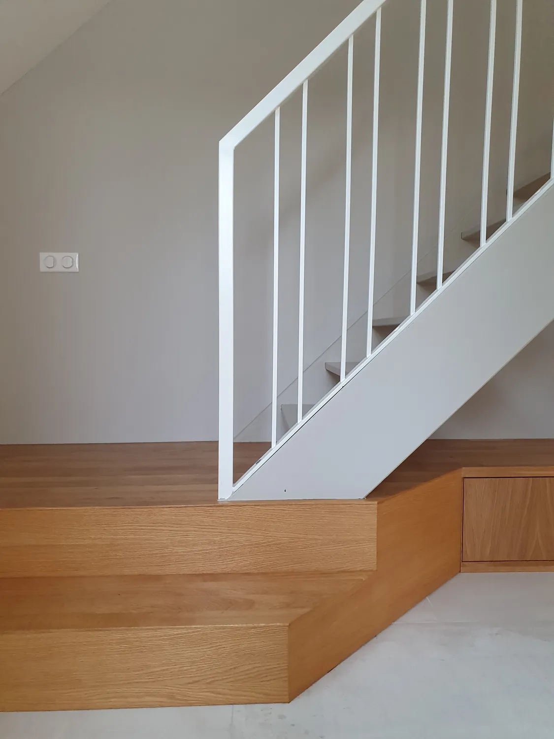 Maison à Garches, escalier signature